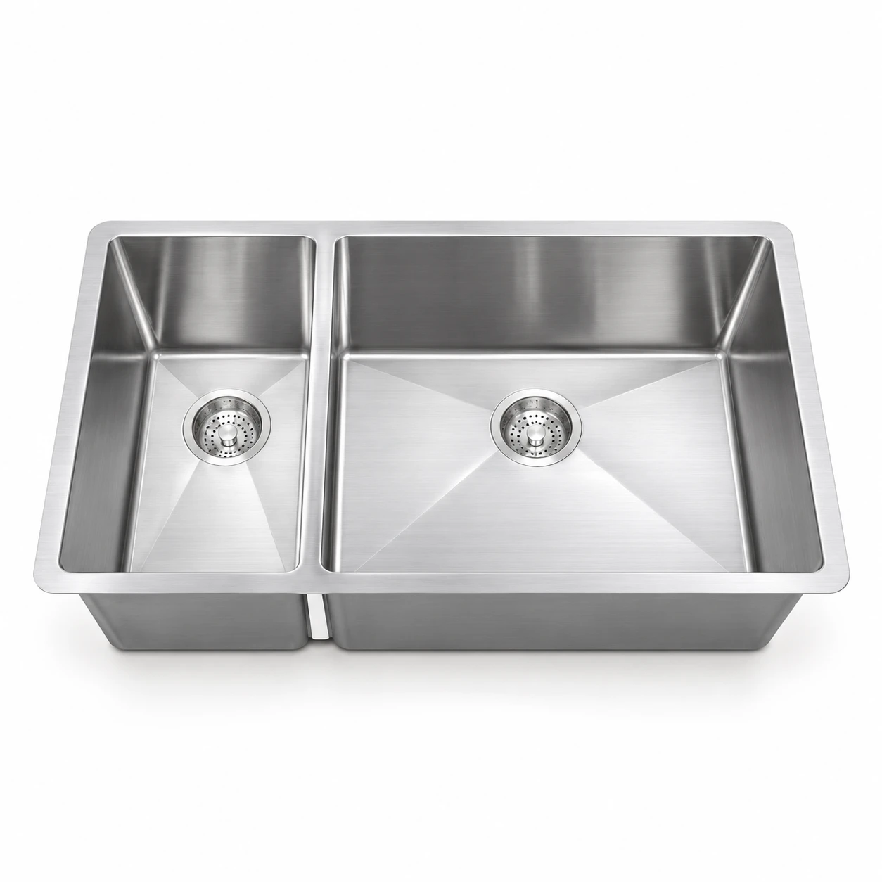 GSM-3070 micro radius 30/70 double bowl sink