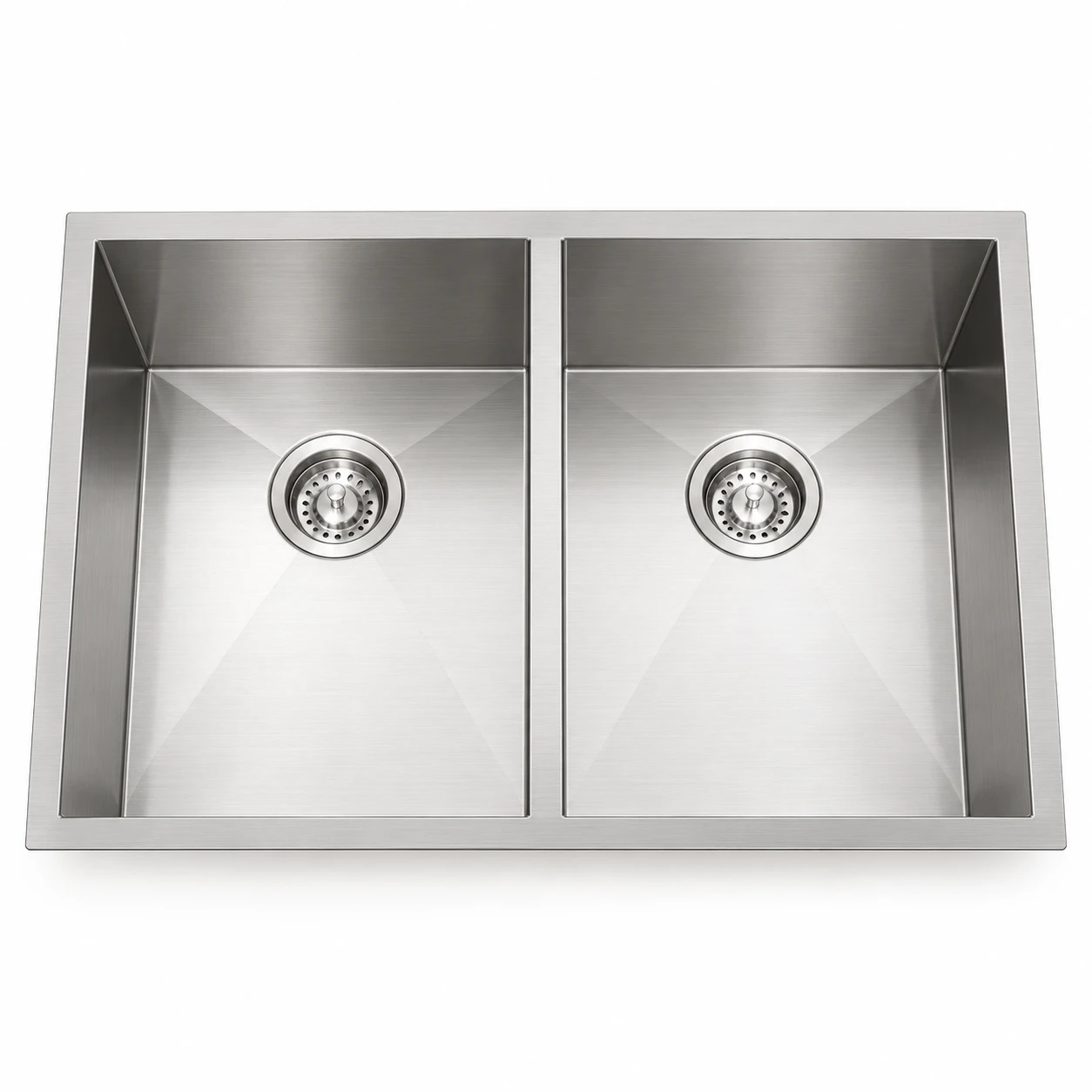 GSZ-5050 zero radius 50/50 double bowl sink